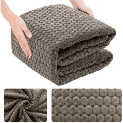 Łóżkoholicy Koc z Mikrofibry 160x200 Narzuta na Łóżko Tłoczona Pluszowa Ala Koła 3D Łóżkoholicy Koc z Mikrofibry 160x200 Narzuta na Łóżko Tłoczona Pluszowa Ala Koła 3D