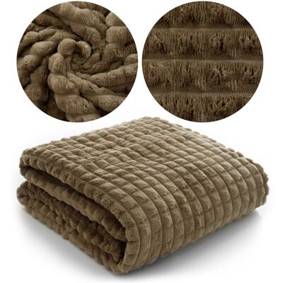 Łóżkoholicy Koc 160x200 Mikrofibra Tłoczona Larysa 04 Łóżkoholicy Koc 160x200 Mikrofibra Tłoczona Larysa 04