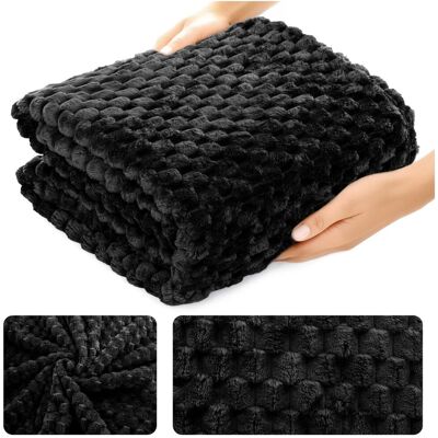 Łóżkoholicy Koc z Mikrofibry 200x220 Narzuta na Łóżko Tłoczona Pluszowa Ala Plastry 3D Łóżkoholicy Koc z Mikrofibry 200x220 Narzuta na Łóżko Tłoczona Pluszowa Ala Plastry 3D