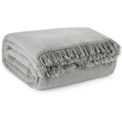 Koc 220 x 240 Eurofirany 7A Srebrny - 220x240 Koc 220 x 240 Eurofirany 7A Srebrny - 220x240