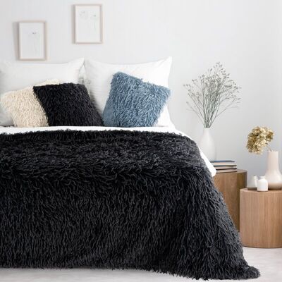 Eurofirany Koc Adore czarny 130X170 cm Eurofirany Koc Adore czarny 130X170 cm