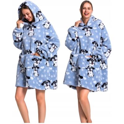 Inny producent KOC BLUZA Oversize Kocobluza Cieplutka 2w1 Piesek Pies XXL Długa Kocyk Inny producent KOC BLUZA Oversize Kocobluza Cieplutka 2w1 Piesek Pies XXL Długa Kocyk