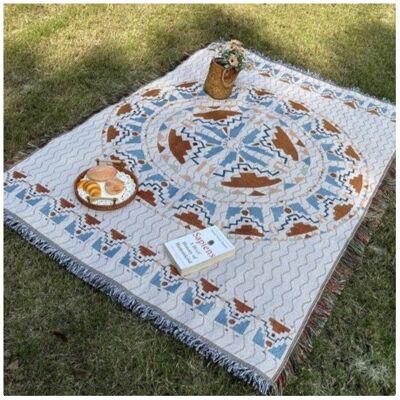inna (Inny) Koc Boho Pleciony, Narzuta Dwustronny Frędzle 130X180Cm Koc15Wz3 inna (Inny) Koc Boho Pleciony, Narzuta Dwustronny Frędzle 130X180Cm Koc15Wz3