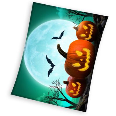 Carbotex Koc Coral Halloween Dynie 150 x 200 cm Carbotex Koc Coral Halloween Dynie 150 x 200 cm