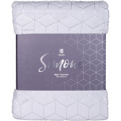 BBK Koc Ecru Simone 150X200 BBK Koc Ecru Simone 150X200