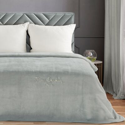 Koc Eurofirany Pierre Cardin 220x240 cm srebrny Koc Eurofirany Pierre Cardin 220x240 cm srebrny