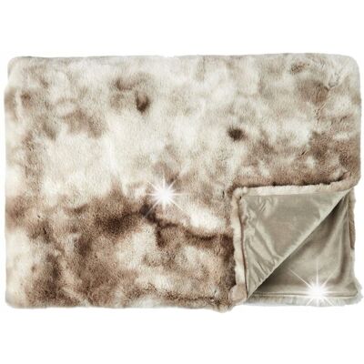 Inny producent KOC Furry 140x200 cm Z POLIESTRU brązowo-kremowy puszysty Inny producent KOC Furry 140x200 cm Z POLIESTRU brązowo-kremowy puszysty