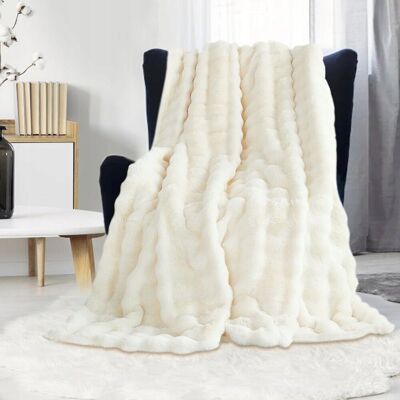 Inny producent KOC FUTERKOWY 160X100CM NA KANAPĘ I ŁÓŻKO DLA DOROSŁYCH ELEGANCKI NOWOCZESY Inny producent KOC FUTERKOWY 160X100CM NA KANAPĘ I ŁÓŻKO DLA DOROSŁYCH ELEGANCKI NOWOCZESY