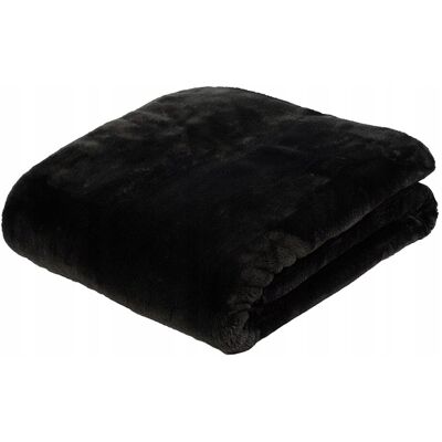 Inny producent Koc Gözze poliester 220 cm x 240 cm czarny Inny producent Koc Gözze poliester 220 cm x 240 cm czarny