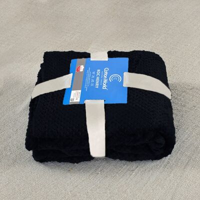 Cotton World Koc Henry 160x200 Czarny (Black) Cotton World Koc Henry 160x200 Czarny (Black)