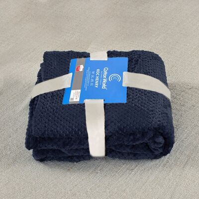 Cotton World Koc Henry 200x220 Granatowy (Navy) Cotton World Koc Henry 200x220 Granatowy (Navy)