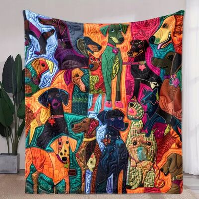 Inny producent Koc kocyk narzuta pled psy pieski picasso beagle prezent POP art 150x200 cm Inny producent Koc kocyk narzuta pled psy pieski picasso beagle prezent POP art 150x200 cm