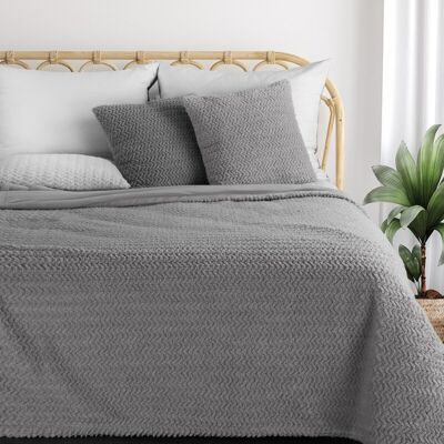 Eurofirany Koc Laris SRE 130x170 cm srebrny Eurofirany Koc Laris SRE 130x170 cm srebrny