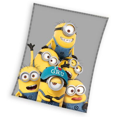 Carbotex Koc licencyjny polarowy 150x200 Minionki Carbotex Koc licencyjny polarowy 150x200 Minionki