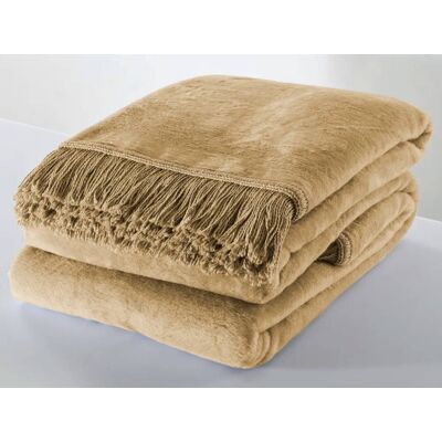Madley Koc Moca Design beżowy 150x200 cm Madley Koc Moca Design beżowy 150x200 cm