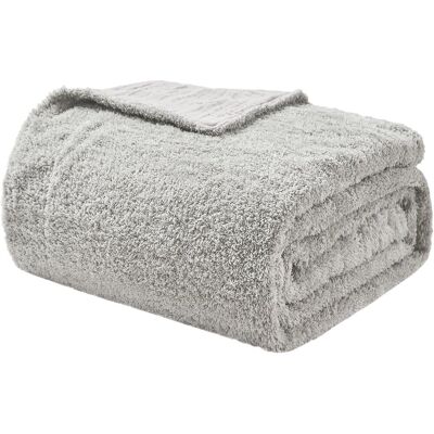Inny producent Koc Muślinowy Bawełniany Narzuta na Łóżko Sofę 130x150 cm Dwustronny Szary Inny producent Koc Muślinowy Bawełniany Narzuta na Łóżko Sofę 130x150 cm Dwustronny Szary
