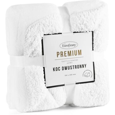 Unisex koc Eurofirany - Miękki w dotyku, Dwustronny, Nowoczesny dodatek do sypialni - Koc Unisex koc Eurofirany - Miękki w dotyku, Dwustronny, Nowoczesny dodatek do sypialni - Koc