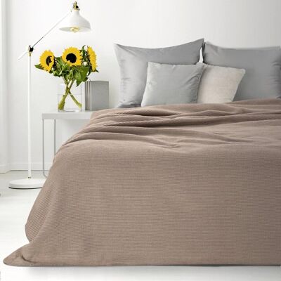 Eurofirany Koc Narzuta dekoracyjna 180X220 Amber Beżowy Bawełniany Akrylowy D91 Eurofirany Koc Narzuta dekoracyjna 180X220 Amber Beżowy Bawełniany Akrylowy D91