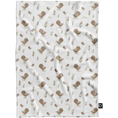 DECORDRUK Koc pluszowy dla dzieci BUNNY BLISS wzór D250 kurczaczki 150 x 200 cm DECORDRUK Koc pluszowy dla dzieci BUNNY BLISS wzór D250 kurczaczki 150 x 200 cm