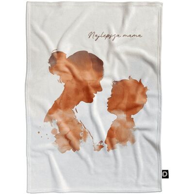 DECORDRUK Koc pluszowy dla mamy wzór DM21 mama i syn 150 x 200 cm DECORDRUK Koc pluszowy dla mamy wzór DM21 mama i syn 150 x 200 cm