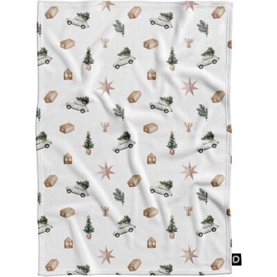 DECORDRUK Koc pluszowy XMAS wzór XM10 Magia Świąt 150 x 200 cm DECORDRUK Koc pluszowy XMAS wzór XM10 Magia Świąt 150 x 200 cm