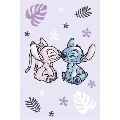Jerry Fabrics Koc Polarowy Kocyk Lilo i Stitch Sticz 100x150 Dziecięcy Stich Przedszkola Jerry Fabrics Koc Polarowy Kocyk Lilo i Stitch Sticz 100x150 Dziecięcy Stich Przedszkola