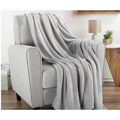 Inny producent KOC POLAROWY SZARY 150x200 ciepły miły w dotyku poliester Inny producent KOC POLAROWY SZARY 150x200 ciepły miły w dotyku poliester