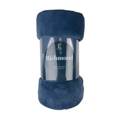 Inny producent Koc Richmond 150x200 cm granatowy Inny producent Koc Richmond 150x200 cm granatowy