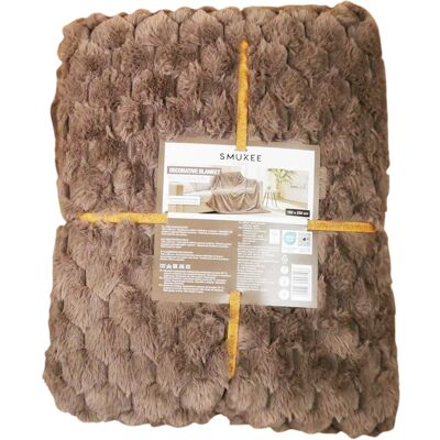 Inny producent Koc Smukee DEKORACYJNY 200 cm x 150 cm FUTERKO wzór SZARY Inny producent Koc Smukee DEKORACYJNY 200 cm x 150 cm FUTERKO wzór SZARY