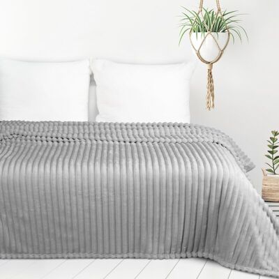 Eurofirany Koc Soft, D91, 200X220 C., srebrny Eurofirany Koc Soft, D91, 200X220 C., srebrny