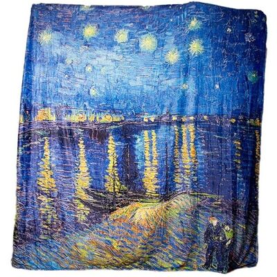 Hanipol Koc - V. van Gogh, Gwiażdzista Noc nad Rodanem. Hanipol Koc - V. van Gogh, Gwiażdzista Noc nad Rodanem.