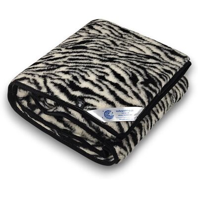 Koc Wełniany 140X200 Merynos Australijski Zebra Przeciwreumatyczny Indygosklep.pl Koc Wełniany 140X200 Merynos Australijski Zebra Przeciwreumatyczny Indygosklep.pl
