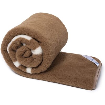 Indygosklep.pl Koc wełniany camel brąz greka 180x200 narzuta pled Indygosklep Indygosklep.pl Koc wełniany camel brąz greka 180x200 narzuta pled Indygosklep