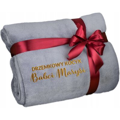 Inny producent Koc z Haftem dla Babci 160x200 Mikrofibra Prezent na Dzień Babci Inny producent Koc z Haftem dla Babci 160x200 Mikrofibra Prezent na Dzień Babci