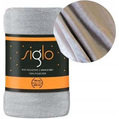 Inny producent Koc Z Mikrofibry 150x200 Miękki Ciepły Narzuta Na Kanapę Łóżko Szary Inny producent Koc Z Mikrofibry 150x200 Miękki Ciepły Narzuta Na Kanapę Łóżko Szary