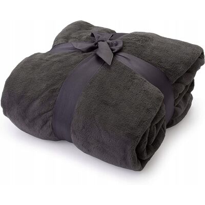 Inny producent Koc z rękawami szlafrok 180x150cm z mikrofibry na chłodne wieczory szary Inny producent Koc z rękawami szlafrok 180x150cm z mikrofibry na chłodne wieczory szary