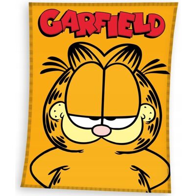 Carbotex Kocyk Koc PLED Narzuta Welurowy Garfield 130X170 Cm Carbotex Kocyk Koc PLED Narzuta Welurowy Garfield 130X170 Cm