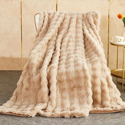 Inny producent Kocyk Miły w Dotyku Super Miękki Gruby 1000 g/m 160x130 Bawełna Khaki Inny producent Kocyk Miły w Dotyku Super Miękki Gruby 1000 g/m 160x130 Bawełna Khaki