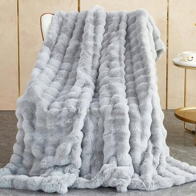 Inny producent Kocyk Miły w Dotyku Super Miękki Gruby 1000 g/m 160x130 Bawełna Szary Jasny Inny producent Kocyk Miły w Dotyku Super Miękki Gruby 1000 g/m 160x130 Bawełna Szary Jasny