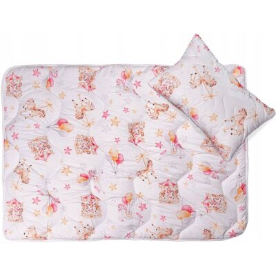 Textom Kołdra 100X135 I Poduszka 40X60 Dla Dzieci Komplet Całoroczny Jednorożce Textom Kołdra 100X135 I Poduszka 40X60 Dla Dzieci Komplet Całoroczny Jednorożce