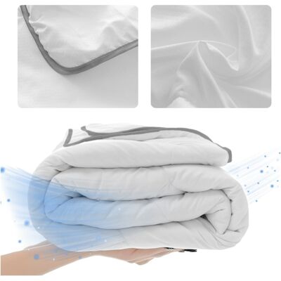 Łóżkoholicy Kołdra Letnia 160x200 Mikrofibra na Lato German z Lamówką Łóżkoholicy Kołdra Letnia 160x200 Mikrofibra na Lato German z Lamówką