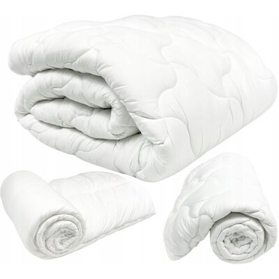 Inny producent Kołdra 160x200 Letnia Całoroczna Podwójna Pikowana Uniwersalna 4 Pory Roku Inny producent Kołdra 160x200 Letnia Całoroczna Podwójna Pikowana Uniwersalna 4 Pory Roku