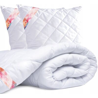 Inny producent Kołdra 200x220 + 2 poduszki 70x80 zestaw komplet antyalergiczna całoroczna Inny producent Kołdra 200x220 + 2 poduszki 70x80 zestaw komplet antyalergiczna całoroczna