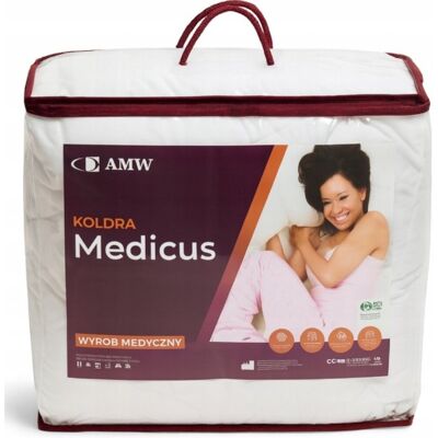 AMW Kołdra 220x200 MEDICUS Antyalergiczna Medyczna Pikowana Całoroczna Polski Producent AMW Kołdra 220x200 MEDICUS Antyalergiczna Medyczna Pikowana Całoroczna Polski Producent