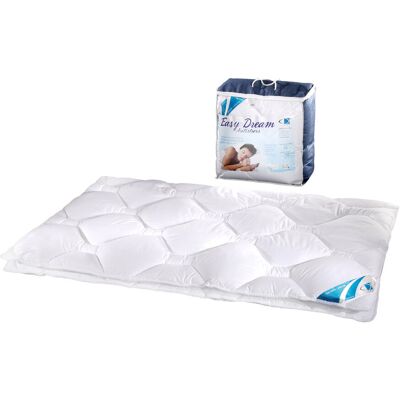 Kołdra antyalergiczna 140x200 Easy Dream Antystres 1,1 kg biała z włóknem węglowym AMW Kołdra antyalergiczna 140x200 Easy Dream Antystres 1,1 kg biała z włóknem węglowym AMW