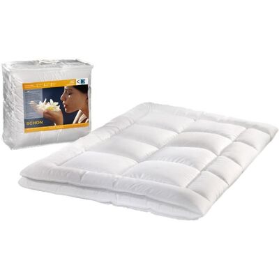 Kołdra antyalergiczna 160x200 Microline Schon biała 1,20 kg 100% mikrofibra AMW Kołdra antyalergiczna 160x200 Microline Schon biała 1,20 kg 100% mikrofibra AMW