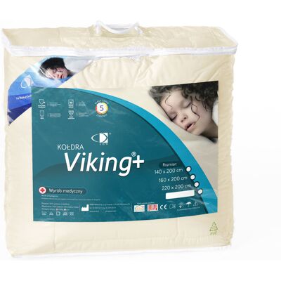 Kołdra antyalergiczna 160x200 Viking Plus 1,20 kg ekrii 100% microfibra AMW Kołdra antyalergiczna 160x200 Viking Plus 1,20 kg ekrii 100% microfibra AMW