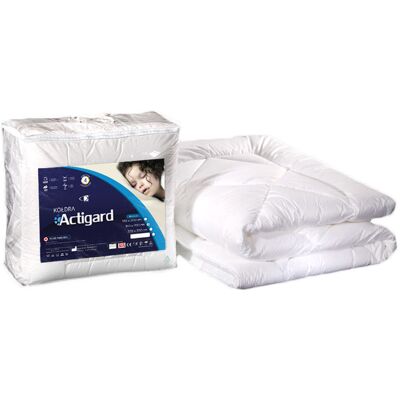 Kołdra antyalergiczna 180x200 Actigard 1,20 kg biała 100% bawełna wykończona substancją antybakteryjną Actigard AMW Kołdra antyalergiczna 180x200 Actigard 1,20 kg biała 100% bawełna wykończona substancją antybakteryjną Actigard AMW