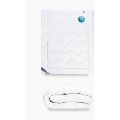 AMZ Kołdra antyalergiczna 220x240 Aerelle Blue całoroczna 1900g biała AMZ Kołdra antyalergiczna 220x240 Aerelle Blue całoroczna 1900g biała