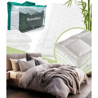 ADGO Kołdra Bamboo 200x220 Imperial Bambus Poliestr Całoroczna Antyalergiczna ADGO Kołdra Bamboo 200x220 Imperial Bambus Poliestr Całoroczna Antyalergiczna
